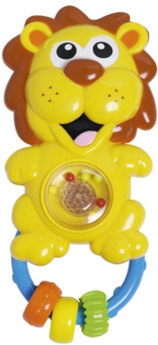 Lets Play Rammelaar Leeuw Geel 15 Cm